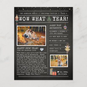 Jahr der Überprüfung Weihnachtszeit - Flyer