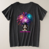 Jahr der Wälder! Große Größe T-Shirt (Design Rückseite)