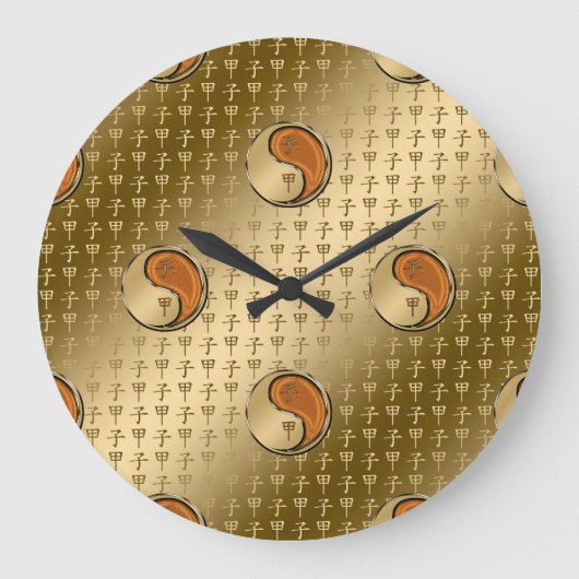 Jahr der Waldratte Große Wanduhr (Vorderseite)