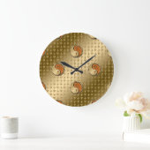 Jahr der Waldratte Große Wanduhr (Zuhause)