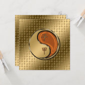 Jahr der Waldratte Karte (Vorderseite/Rückseite Beispiel)