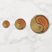 Jahr der Waldratte Konfetti (Vorderseiten)