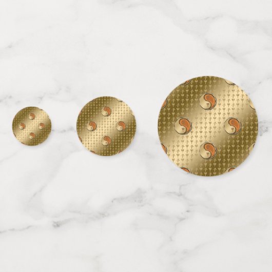 Jahr der Waldratte Konfetti (Rückseiten)