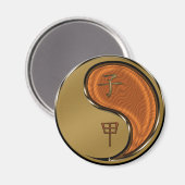 Jahr der Waldratte Magnet (Vorderseite/Rückseite)