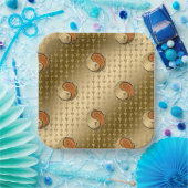 Jahr der Waldratte Pappteller (Party)