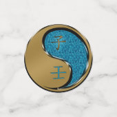 Jahr der Wasserratte Konfetti (Klein Vorderseite)