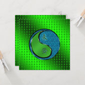 Jahr der Wasserziege Karte (Vorderseite/Rückseite Beispiel)