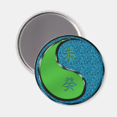 Jahr der Wasserziege Magnet (Vorderseite/Rückseite)