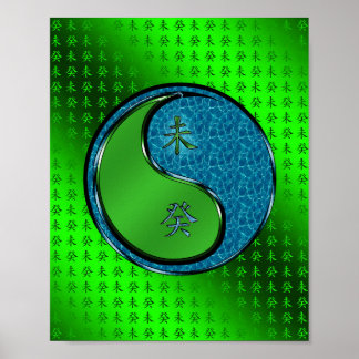 Jahr der Wasserziege Poster