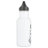 Jahr der Zeichnend Pferdekalligraphie Edelstahlflasche (Links)