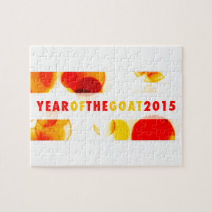Jahr der Ziege 2015 (Bokeh) Puzzle