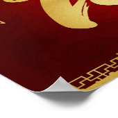 Jahr der Ziege 2015 Rollen Chinesisch Neues Jahr Poster (Ecke)