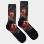 Jahr der Ziege 2027 Socken (Rechts)