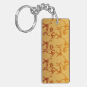 Jahr der Ziegen Chinesisches Jahr Zodiac Monogramm Schlüsselanhänger (Vorderseite links)