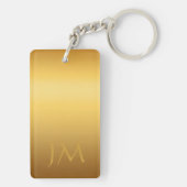 Jahr der Ziegen Chinesisches Jahr Zodiac Monogramm Schlüsselanhänger (Rückseite)