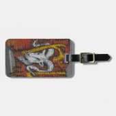 Jahr der Ziegenschaf-Graffiti Gepäckanhänger (Vorderseite horizontal)