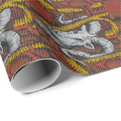 Jahr der Ziegenschaf-Graffiti Geschenkpapier (Rolleneckpunkt)