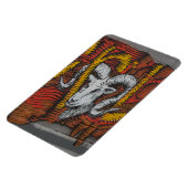 Jahr der Ziegenschaf-Graffiti Magnet (Linke Seite)