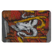Jahr der Ziegenschaf-Graffiti Magnet (Horizontal)