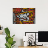 Jahr der Ziegenschaf-Graffiti Poster (Heimbüro)