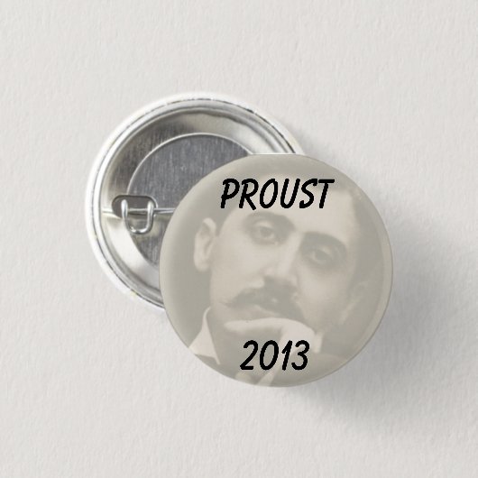 Jahr des Ablesens von Proust Abzeichen Button (Vorne & Hinten)