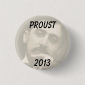 Jahr des Ablesens von Proust Abzeichen Button (Vorderseite)