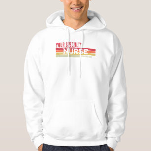 Jahr des Abschlusses für personalisierte Krankenpf Hoodie