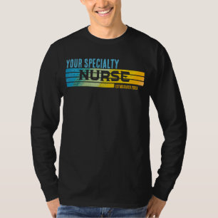 Jahr des Abschlusses für personalisierte Krankenpf T-Shirt
