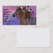 Jahr des Adlerpferdes Visitenkarte (Vorne/Hinten)