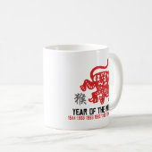 Jahr des Affe-Papier-Schnittes Kaffeetasse (VorderseiteRechts)