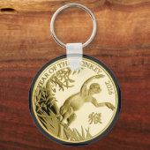 Jahr des Affen 2016 - Chinesisches Neujahr Schlüsselanhänger (Vorderseite)