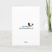 Jahr des Affen-2016 Feiertagskarte (Rückseite)