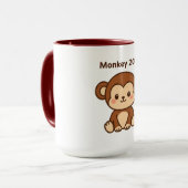Jahr des Affen 2028 Tasse (Vorderseite Links)