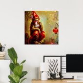 Jahr des Affen 5 Poster (Heimbüro)