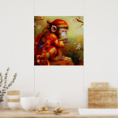 Jahr des Affen 8 Poster (Küche)