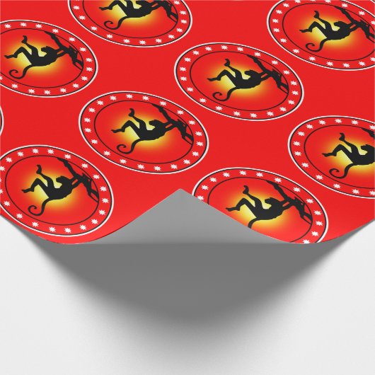 Jahr des Affen Geschenkpapier (Ecke)