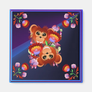 Jahr des Affen Magnet