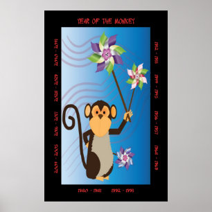 Jahr des Affen Poster