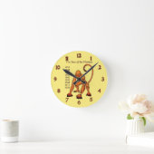 Jahr des Affen Runde Wanduhr (Zuhause)