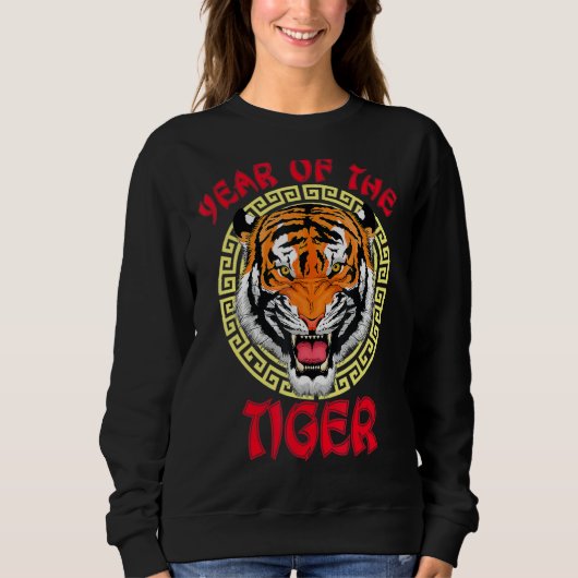 Jahr des Bengalischen Tiger 2022 Bengalisch Tiger  Sweatshirt (Vorderseite)
