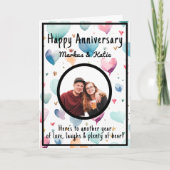 Jahr des benutzerdefinierten Fotos Karte (Vorderseite)