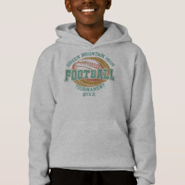 Jahr des benutzerdefinierten Fußballturniers Hoodie