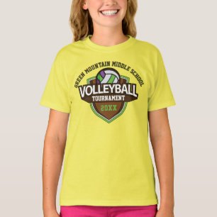 Jahr des benutzerdefinierten Volleyball-Turniers T-Shirt