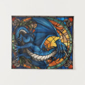 Jahr des blauen Drachen 2024 Wandteppich (Vorderseite (Horizontal))