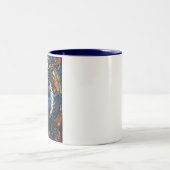 Jahr des blauen Drachen 2024 Zweifarbige Tasse (Mittel)