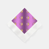 Jahr des Brandrosters Serviette (Ecke)
