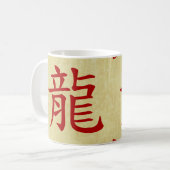 Jahr des chinesischen Drachenzeichens Kaffeetasse (Vorderseite Links)