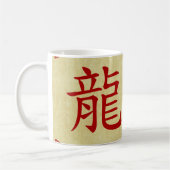 Jahr des chinesischen Drachenzeichens Kaffeetasse (Links)