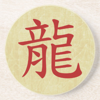 Jahr des chinesischen Drachenzeichens Untersetzer