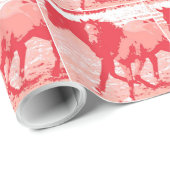 Jahr des chinesischen Pferdes Geschenkpapier (Rolleneckpunkt)